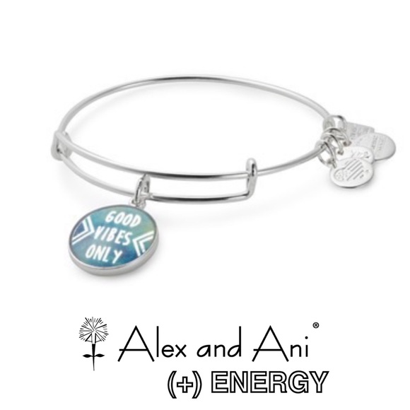 Alex and Ani Jewelry - Alex and Ani Good Vibes Only Expandable Bracelet